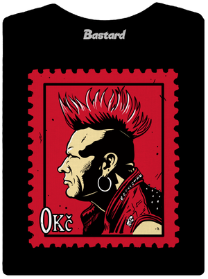 Známka punku dámské tričko premium Black