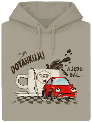 Dotankuju a jedu unisex mikina premium Pastel Macchiato