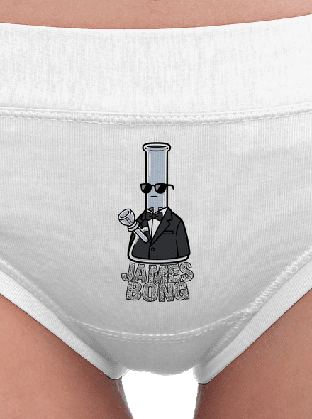 James Bong dámské kalhotky White