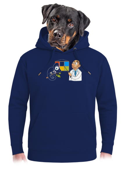 Chameleon u lékaře unisex mikina premium Navy