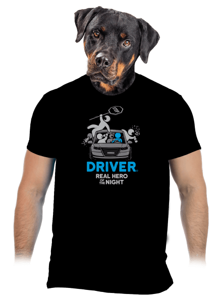 Driver pánské tričko Black