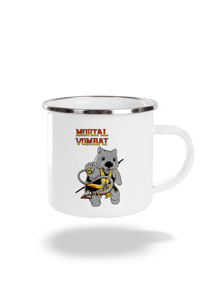 Mortal Vombat plecháček White