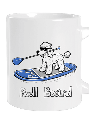 Pudl board velký hrnek White