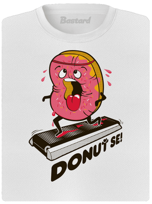 Donuť se dámské sportovní tričko White
