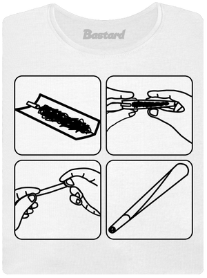 Joint dámské tričko s lemem White