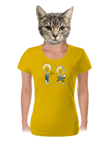 Prdlá dámské tričko Yellow