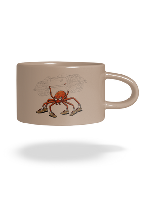 Pavučinka hrnek makronka Brown Macaron