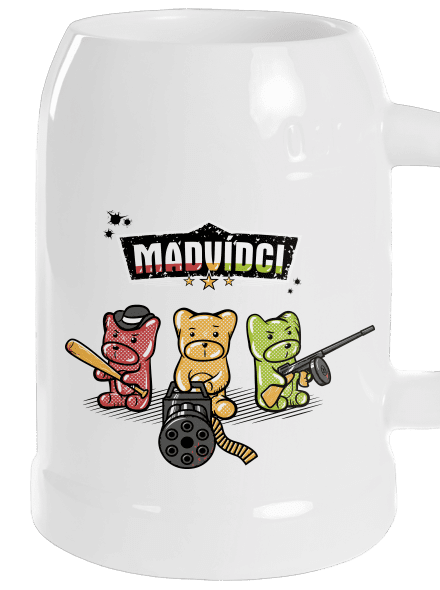Madvídci půllitr White