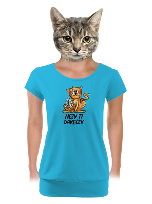 dámské tričko s lemem