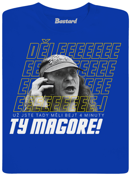 B18: Jiří Kára pánské dlouhý rukáv Royal Blue