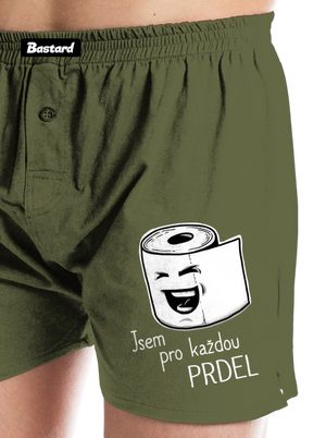 Prdel pánské trenky Khaki