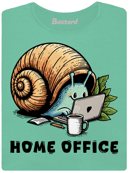 Šnekův home office dámské tričko premium Mint Mal