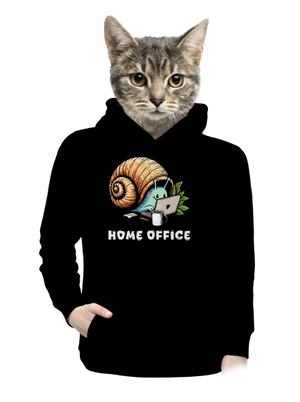 Šnekův home office dámská mikina klokanka Black