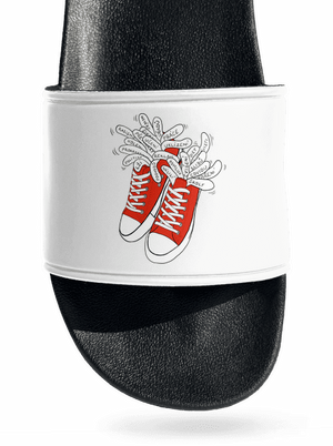 Plný kecky pantofle White