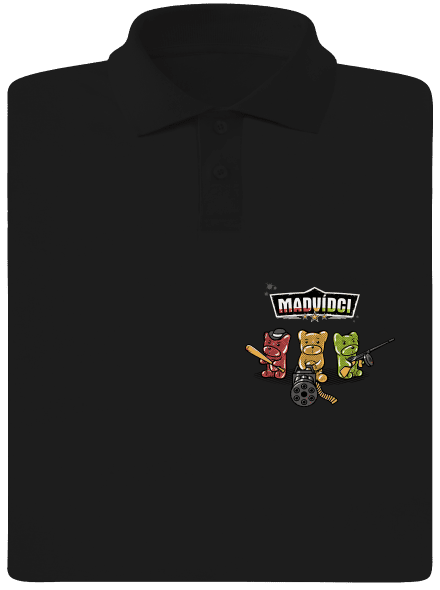 Madvídci pánská polokošile Black