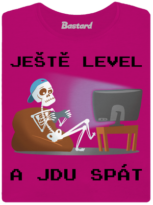 Ještě level dámské tričko Fuchsia Red