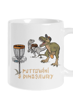 Puttování s dinosaury klasický hrnek White