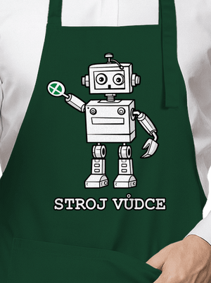 Strojvůdce zástěra Bottle Green