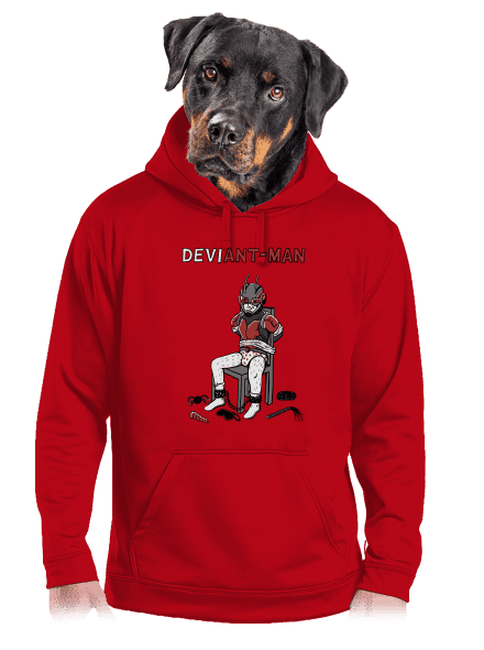 DeviAnt-man pánská mikina klokanka Red