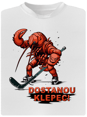 Dostanou klepec dětské sportovní tričko White