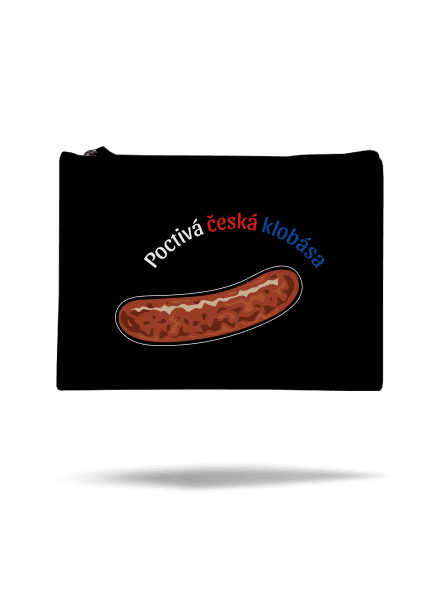 Poctivá buchta a klobása taštička Black