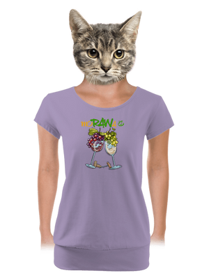 dámské tričko s lemem