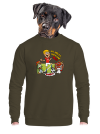 unisex mikina bez kapuce