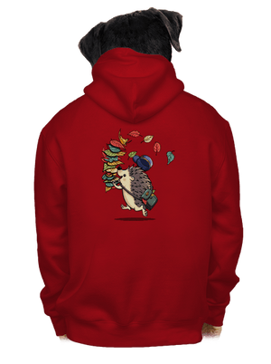 Listonoš pánská mikina na zip Red