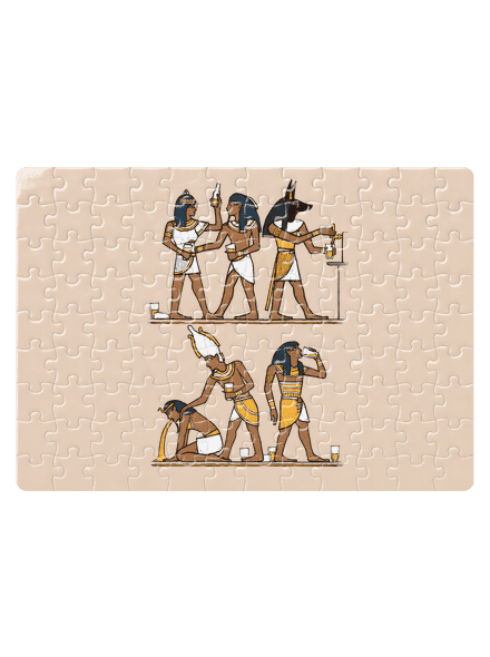 Egyptská párty puzzle White