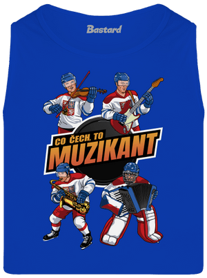 Co Čech, to hokejista pánské tílko Royal Blue