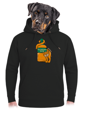 Tullamourek unisex mikina premium Dark Black