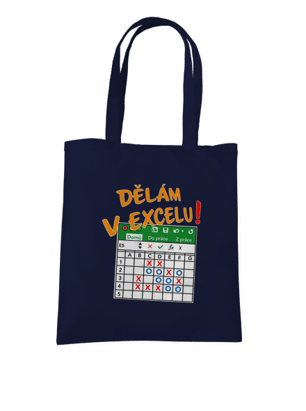 Dělám v Excelu taška French Navy