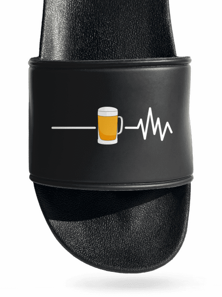 Beer help pantofle Black