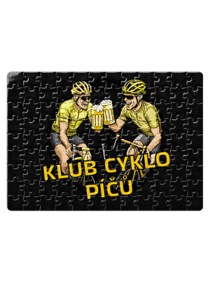 Klub cyklo píčů puzzle White