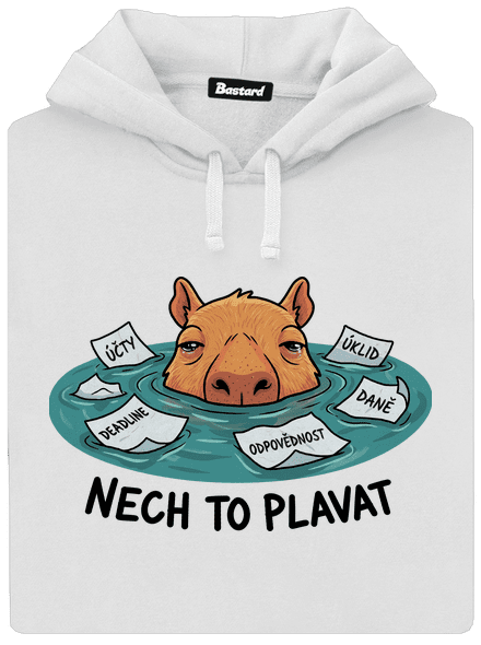 Nech to plavat dámská mikina klokanka White