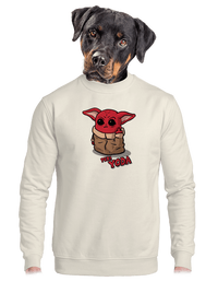 unisex mikina bez kapuce