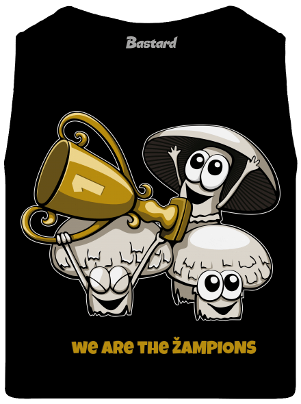 Žampioni pánské tílko Black