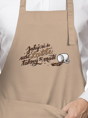 Latte zástěra Rope