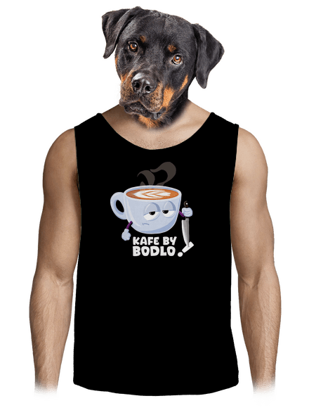 Kafe by bodlo pánské tílko Black