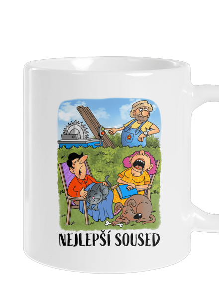 Nejlepší soused klasický hrnek White