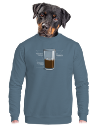 unisex mikina bez kapuce