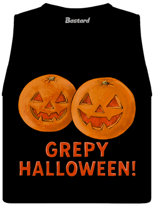 Grepy Halloween dámské tílko volné Black