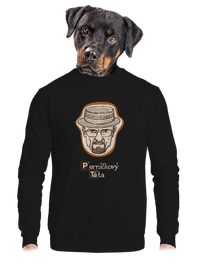 unisex mikina bez kapuce