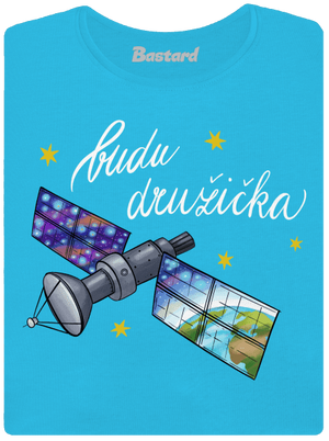 Budu družička dámské tričko s lemem Blue Atol
