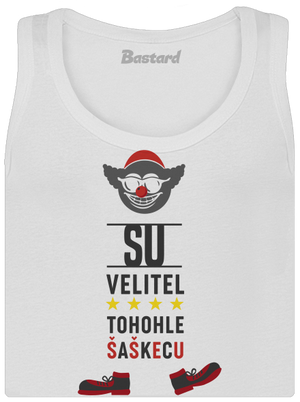 Velitel šaškecu dámské tílko klasické White