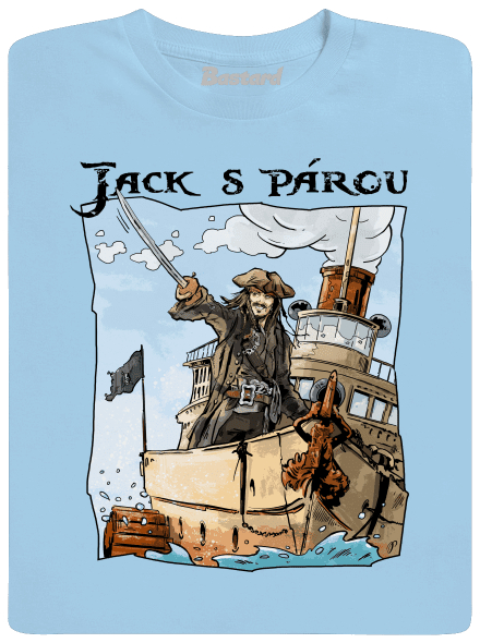 Jack s párou dětské tričko Sky Blue