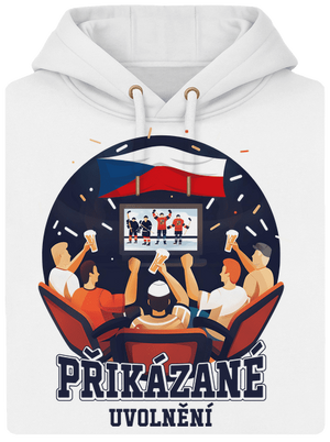 Přikázané uvolnění unisex mikina premium Snowwhite