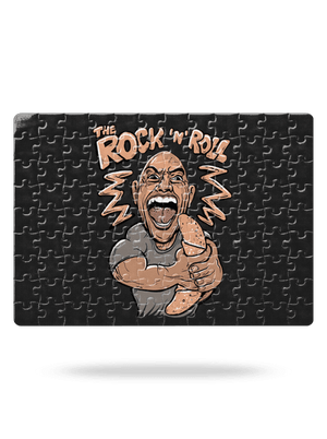 Rock and roll puzzle White