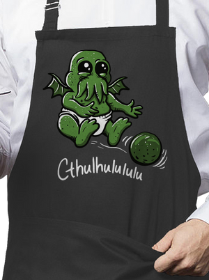 Cthulhululu zástěra Dark Grey