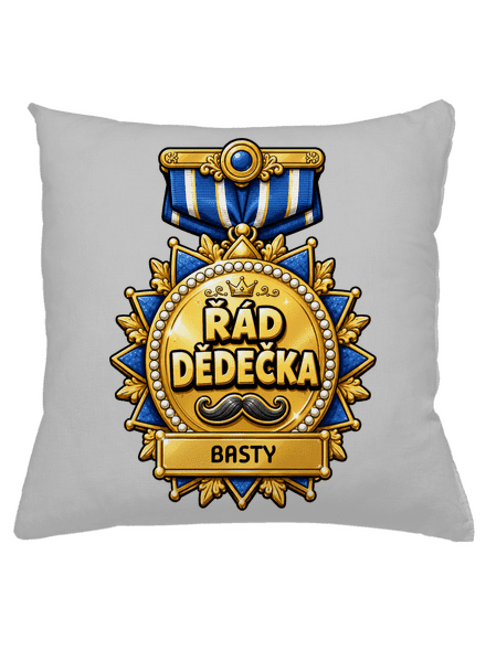 Řád dědečka polštář Pacific Grey